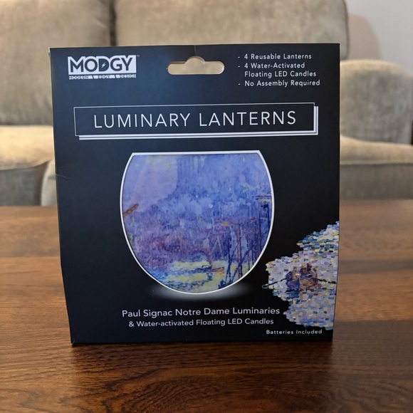 Modgy Luminary lanterns, 4 pack, Paul Signac Notre Dame. - Picture 4 of 5